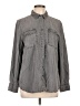 Chico's 100% Tencel Gray Long Sleeve Button-Down Shirt Size L - photo 1