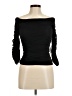 SKIMS Black 3/4 Sleeve Top Size M - photo 1