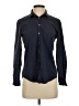 Hartford 100% Cotton Black Long Sleeve Button-Down Shirt Size (2) - photo 1