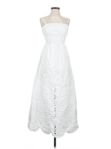 Madewell Embroidered Tank Midi Dress in Poplin (view 1)