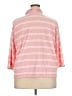 L.L.Bean Stripes Pink 3/4 Sleeve Button-Down Shirt Size 3X - photo 2