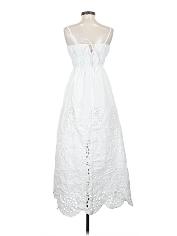 Madewell Embroidered Tank Midi Dress in Poplin (view 2)