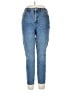 Topshop 100% Cotton Hearts Blue Jeans Size 32 waist - photo 1