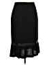 Michele 100% Polyester Solid Black Formal Skirt Size 10 - photo 2