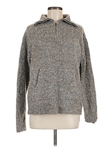 Hem & Thread Pullover Sweater (view 1)