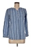 Talbots 100% Cotton Blue 3/4 Sleeve Blouse Size M (petite) - photo 1