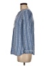 Talbots 100% Cotton Blue 3/4 Sleeve Blouse Size M (petite) - photo 5