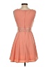A. Byer Solid Orange Cocktail Dress Size 3 - photo 2
