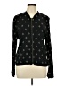 Old Navy 100% Rayon Argyle Black Track Jacket Size L - photo 1