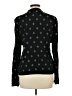 Old Navy 100% Rayon Argyle Black Track Jacket Size L - photo 2