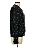 Old Navy 100% Rayon Argyle Black Track Jacket Size L - photo 4