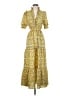 Max Studio Yellow Casual Dress Size S - photo 1