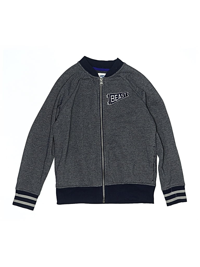 Pre-owned Old Navy Kids' Track Jacket In Gray