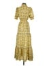 Max Studio Yellow Casual Dress Size S - photo 2