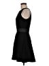 Aqua Solid Black Cocktail Dress Size M - photo 5