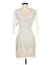 Soieblu Ivory Cocktail Dress Size M - photo 2