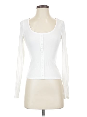 Scoop Long Sleeve Top (view 1)