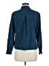 Notations Polka Dots Blue Long Sleeve Blouse Size M - photo 2