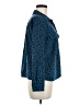 Notations Polka Dots Blue Long Sleeve Blouse Size M - photo 4