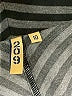 209 Stripes Black Blazer Size 10 - photo 6