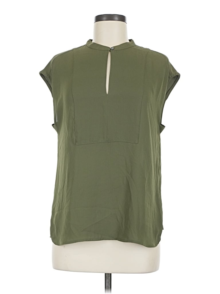 Pre-owned Jcrew Sleeveless Blouse In Green