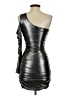 Deb 100% Polyester Metallic Silver Cocktail Dress Size S - photo 2