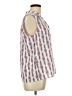 Nine West 100% Polyester White Sleeveless Blouse Size 12 - photo 4