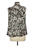 Dana Buchman 100% Polyester Ivory Sleeveless Blouse Size L - photo 2