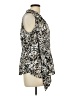 Dana Buchman 100% Polyester Ivory Sleeveless Blouse Size L - photo 4