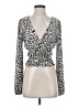 Zara Silver Long Sleeve Top Size S - photo 1