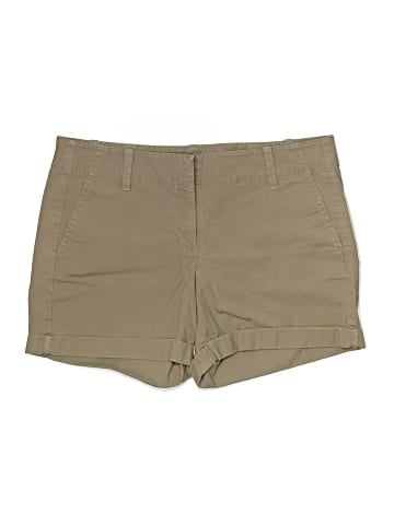 Ann Taylor Khaki Shorts (view 1)