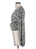 Zara Silver Long Sleeve Top Size S - photo 5