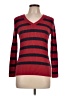 Tommy Hilfiger 100% Cotton Stripes Red Pullover Sweater Size L - photo 1