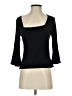 Lulus Black 3/4 Sleeve T-Shirt Size S - photo 1