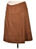 Soft Surroundings Solid Brown Casual Skirt Size XL - photo 2