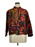Chico's 100% Silk Print Red Jacket Size XL (3) - photo 1