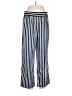 J.Crew 100% Polyester Stripes Blue Casual Pants Size 10 - photo 1