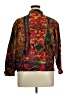 Chico's 100% Silk Print Red Jacket Size XL (3) - photo 2