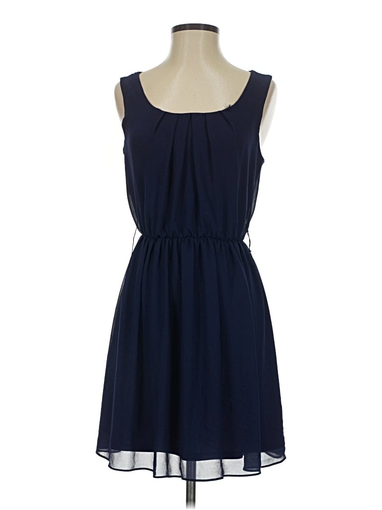 Pre-owned Iz Byer Casual Dress In Blue