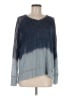 T Party Tie-dye Blue Pullover Sweater Size M - photo 1