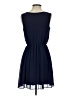 Iz Byer 100% Polyester Solid Blue Casual Dress Size S - photo 2