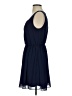 Iz Byer 100% Polyester Solid Blue Casual Dress Size S - photo 5