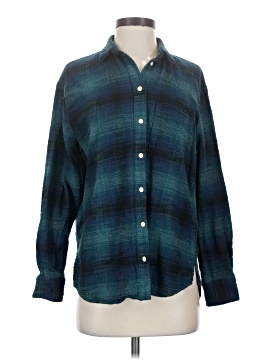 Madewell Slub Flannel Oversized Ex-Boyfriend Shirt in Plaid (view 1)