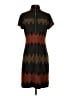 Etcetera Chevron-herringbone Brown Casual Dress Size 4 - photo 2