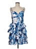 Speechless Blue Cocktail Dress Size 9 - photo 1