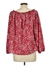 Shein 100% Polyester Red 3/4 Sleeve Blouse Size 12 - photo 2