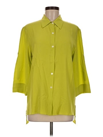 Lafayette 148 New York 3/4 Sleeve Silk Top (view 1)