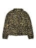 Crewcuts 100% Polyester Animal Print Gold Brown Pullover Sweater Size 14 - photo 2