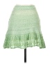 Shein 100% Polyester Chevron-herringbone Green Casual Skirt Size 4 - photo 2