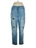 Inc Denim Hearts Blue Jeans Size 16 - photo 1